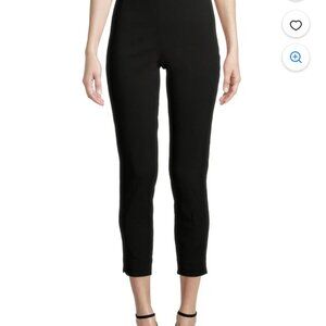 Time and Tru Fitted Stretch Millenium Skinny Side Zip Pants Black Size 6 NWT